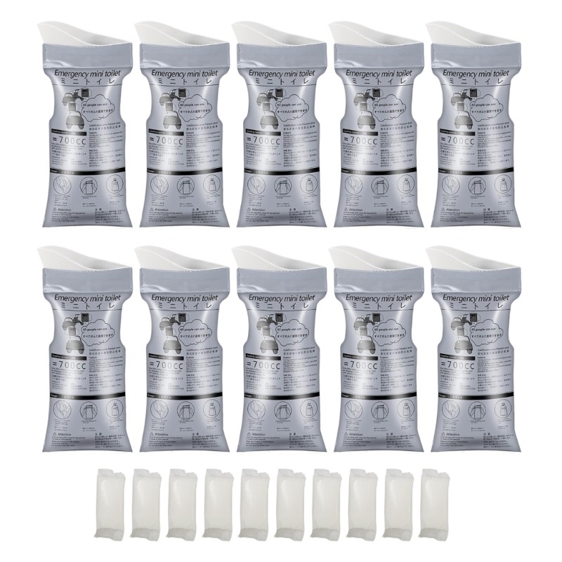 10Pcs 700ml Emergency Urinal Bag For Car Travel Camping Disposable Vomiting Bag