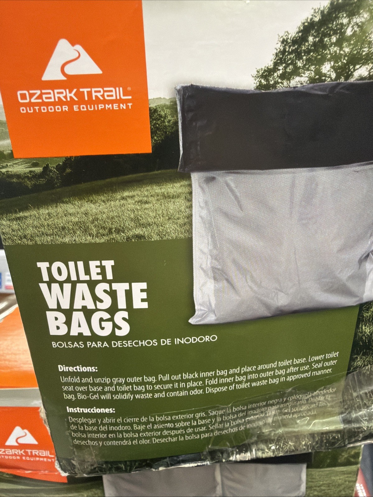 Ozark Trail Toilet Waste Bags 6 Pack Each Box 13.5 In W X 0.25 In D X11.5 In H