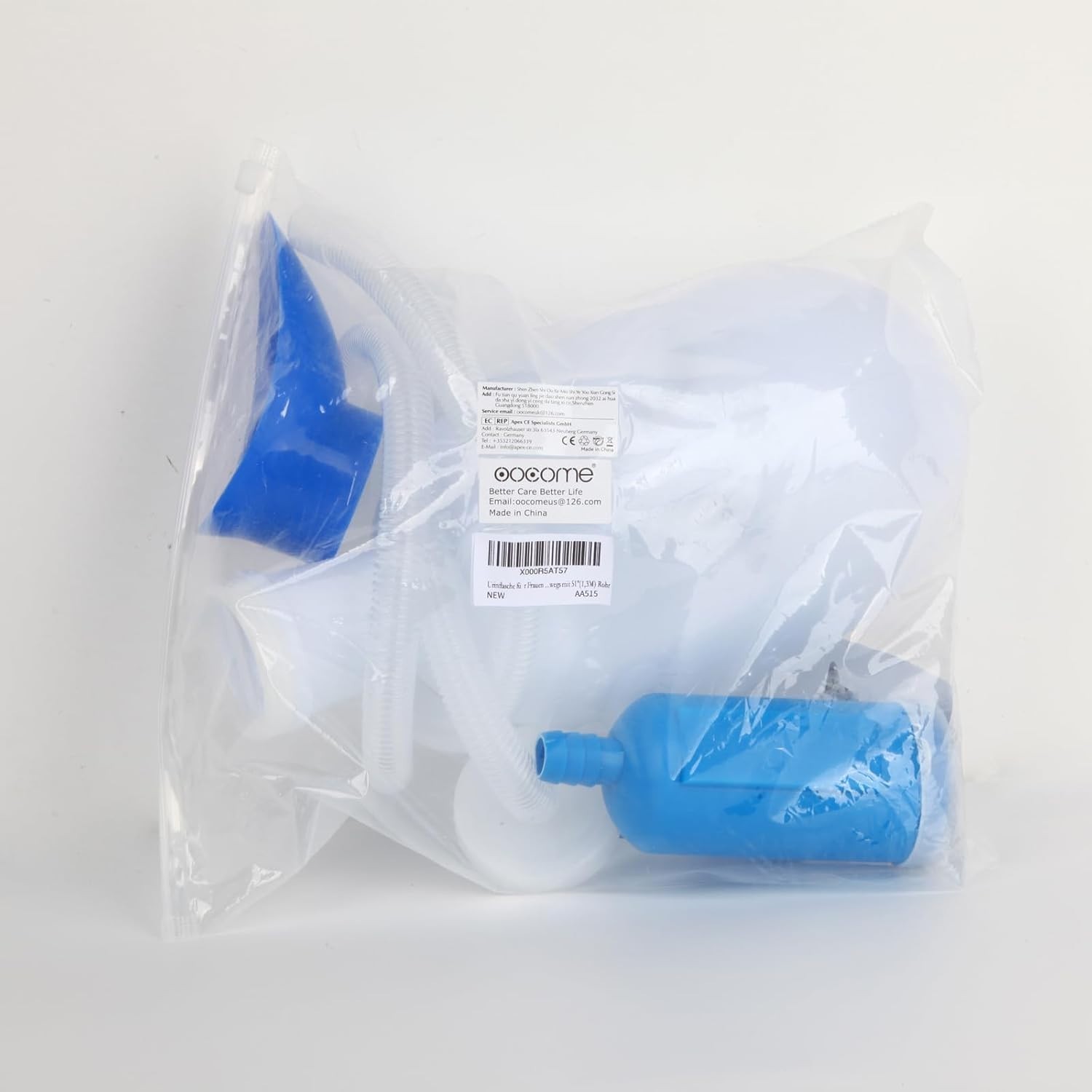 Easy-Grip Unisex Urinal for Car & Travel – 68 OZ Potty Solution for Everyone