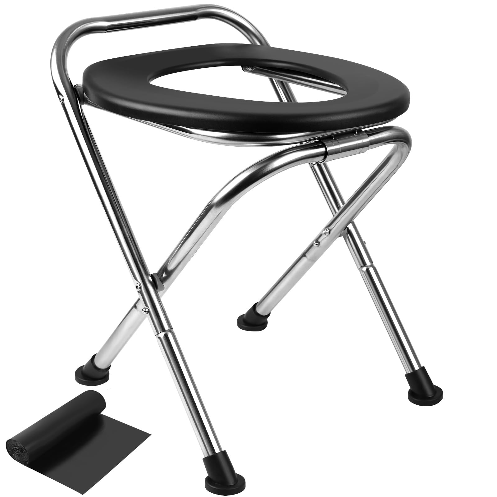 Portable Toilet for Camping, Portable Toilet Seat, Portable Toilet Travel, Stain