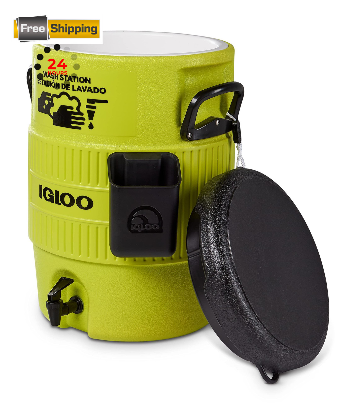 Igloo Hardsided Commerical Acid Green 5-Gallon 5 Gallon, 5 Gallon