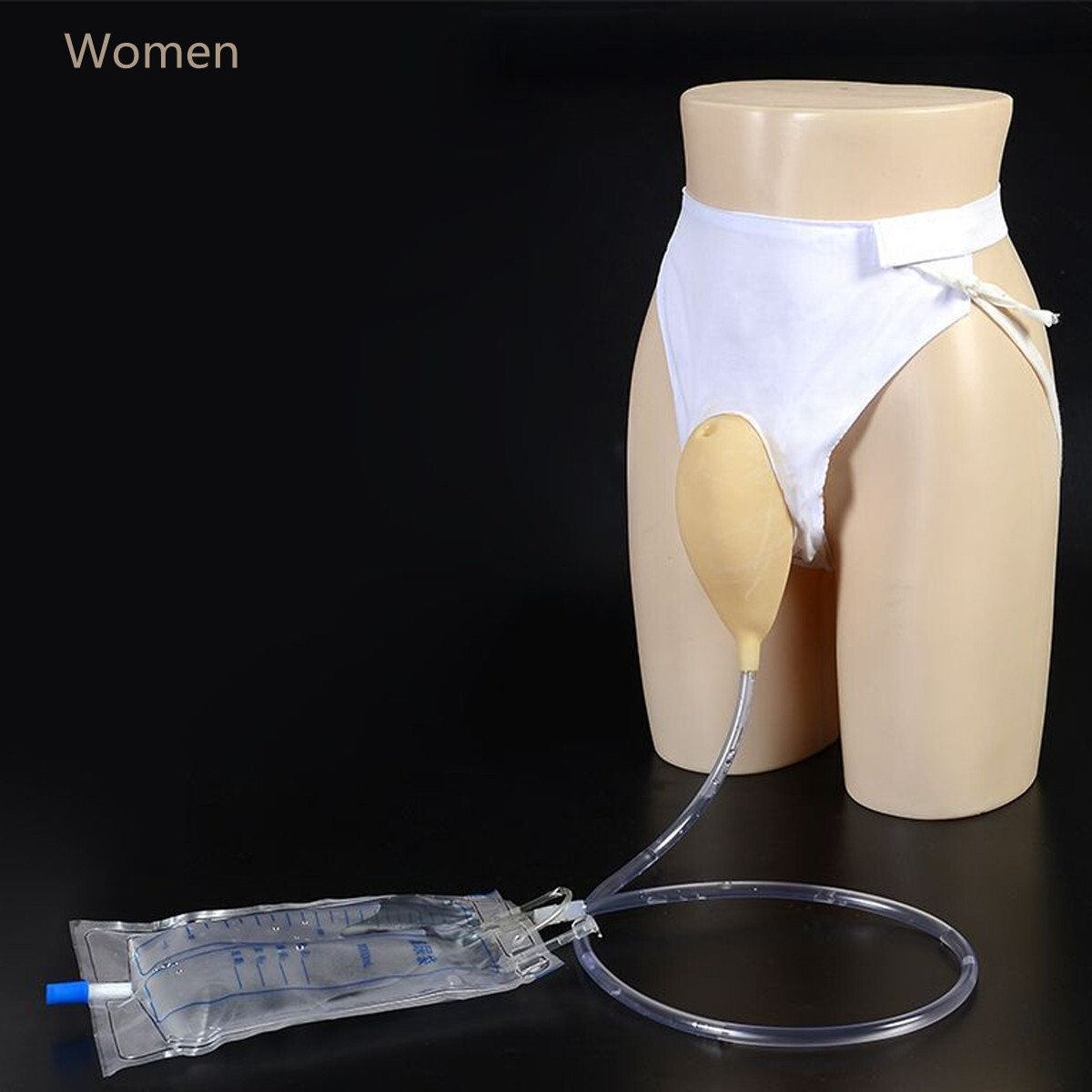 Male Female Reusable Urine Bag Urinal Pee Holder Collector Urinary Incontinence