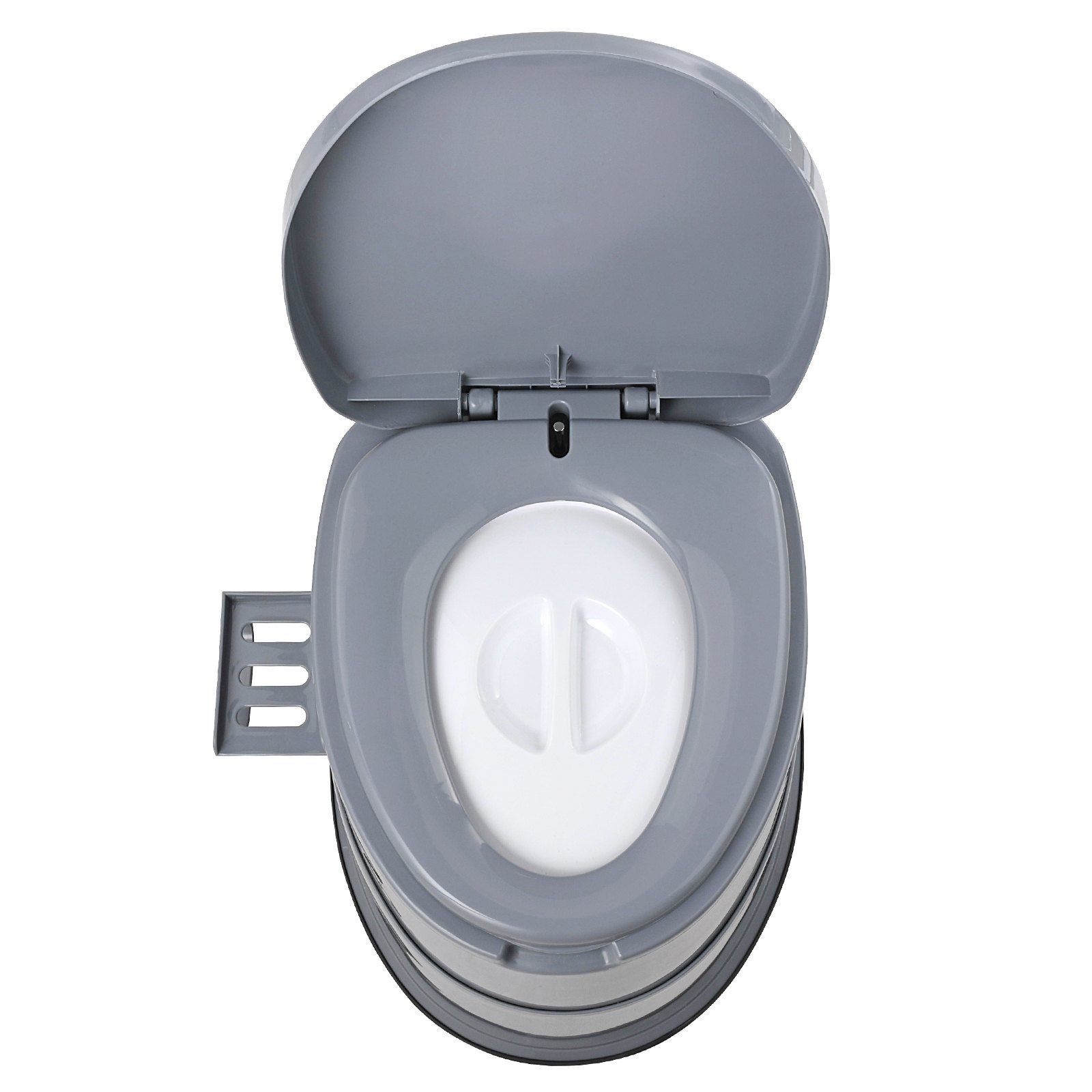 Portable Outdoor Toilet 1.3gal Capacity 300lb Limit Detachable Waste Container