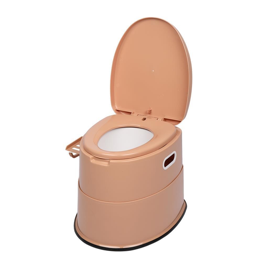 Portable Toilet Seat For Camping Travel Hiking Outdoor Indoor Hiking Color Brown
