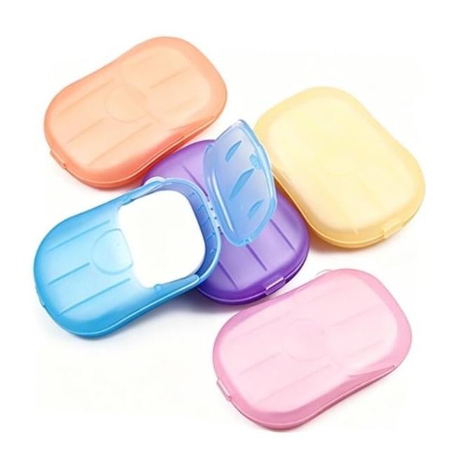 5 Boxes Colorful Disposable Soap Paper Hand Cleaner Fragrance Soap Paper for
