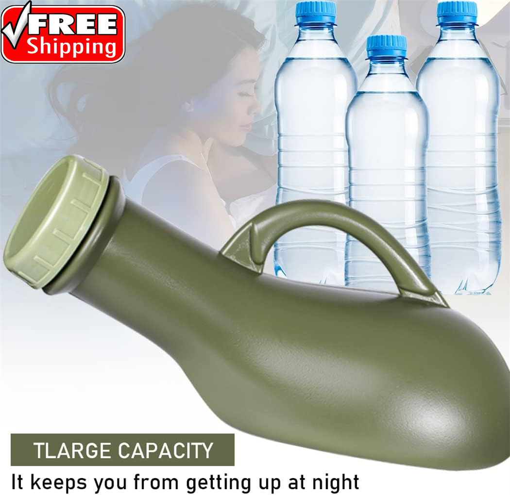Urinal Travel Toilet Urinal Bottles with Funnel Pee Bottle Urinals Unisex Portab
