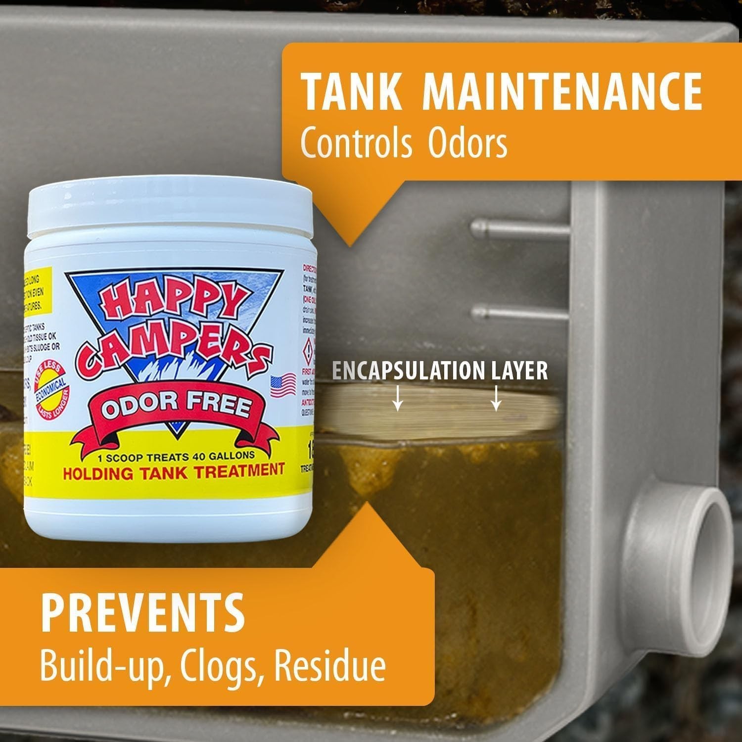Fragrance-Free RV Tank Treatment – Long-Lasting Odor Control & Maintenance