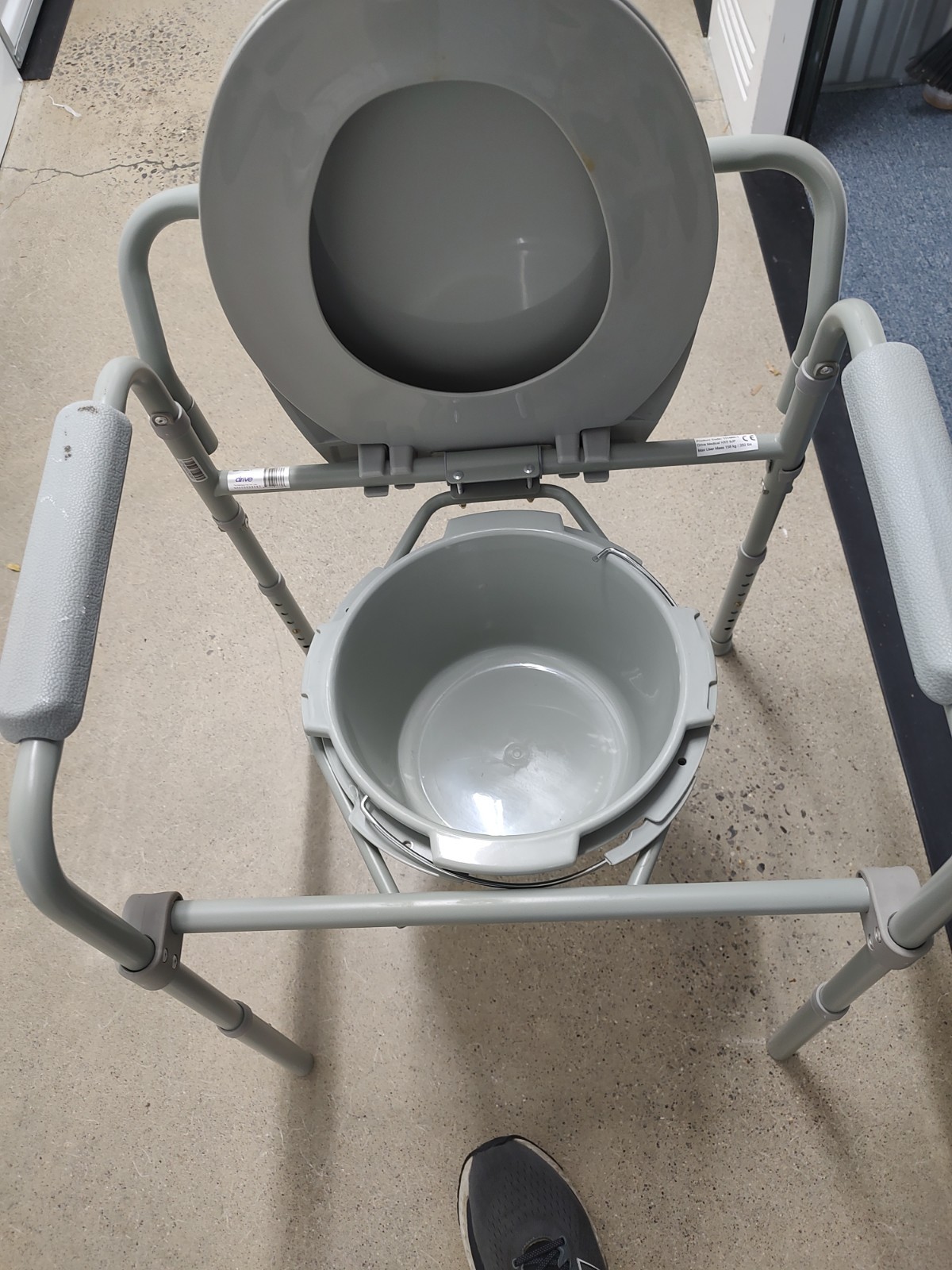 Medical Portable Toilet Seat 5 Gallon Bucket with Lid for Adults Home Use US HOT