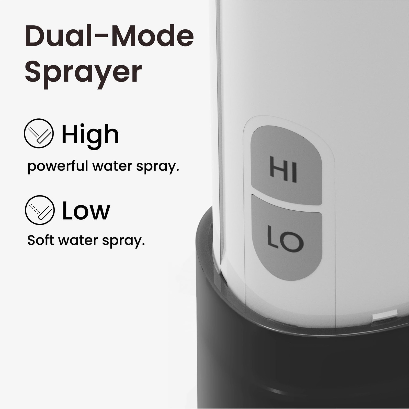 VOVO Go Portable Electric Bidet for Travel IPX6 Waterproof Dual Mode sprayer