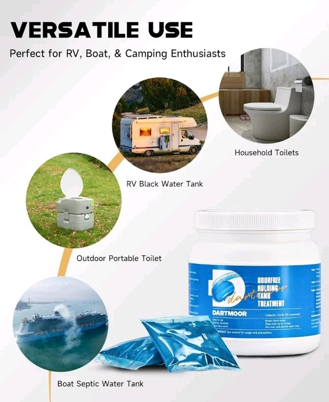 DARTMOOR Holding Tank Treatment Drop-Ins, 20 Pack Water Tank Odor Treatment for