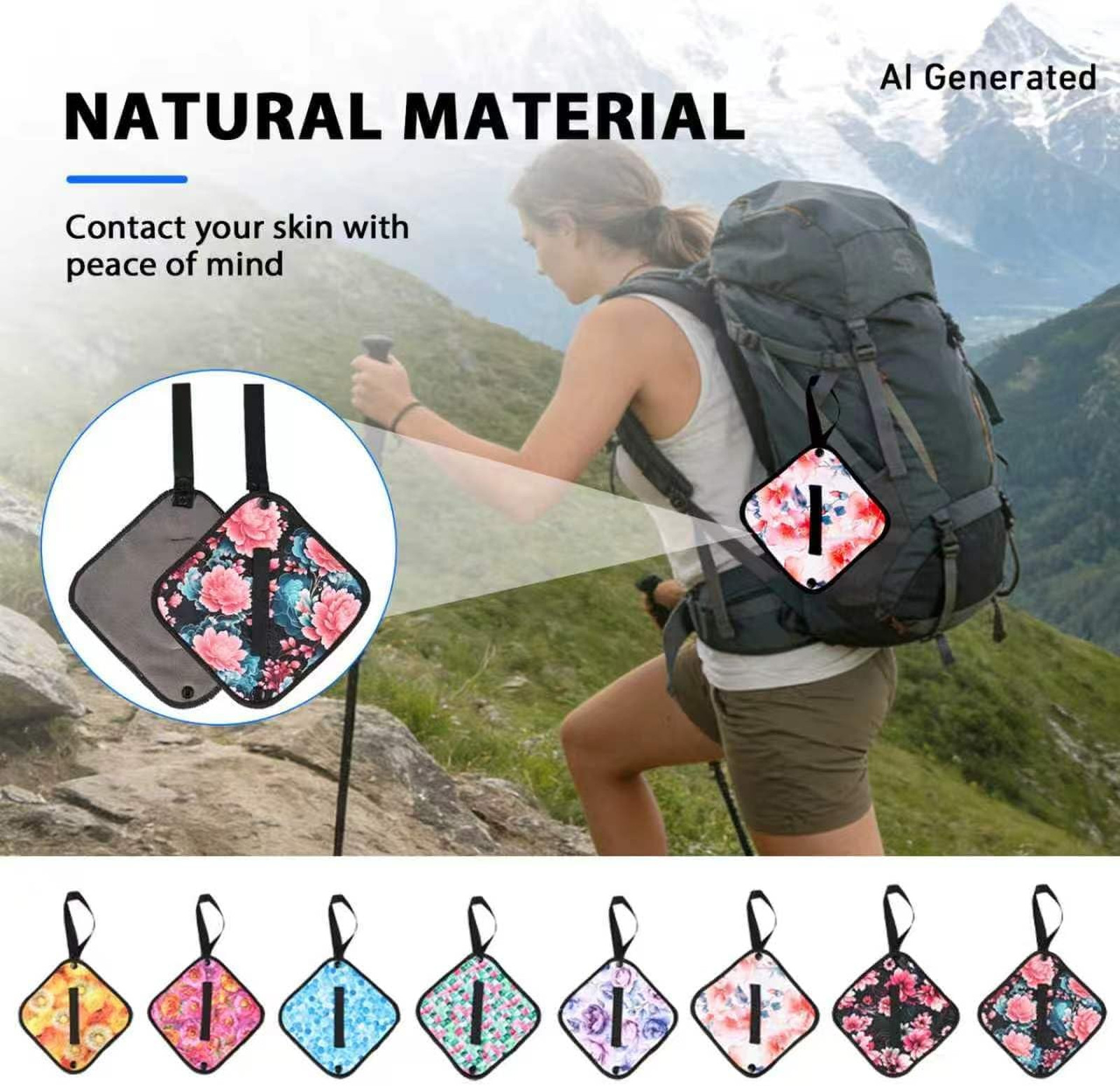 Reusable Pee Cloth for Women 2 Pack Hygienic Female Urination Solution Travel