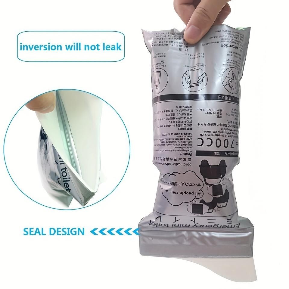 32 PCS Disposable Urinal Bags Camping Pee Bags Unisex Urine Bag Vomit Bag