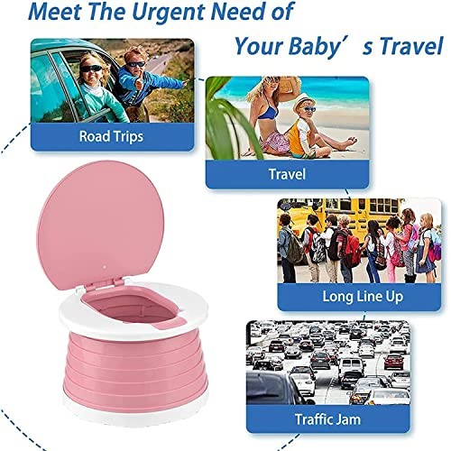 portable, foldable potty seat for toddler, Training Toilet Seat Small Pink