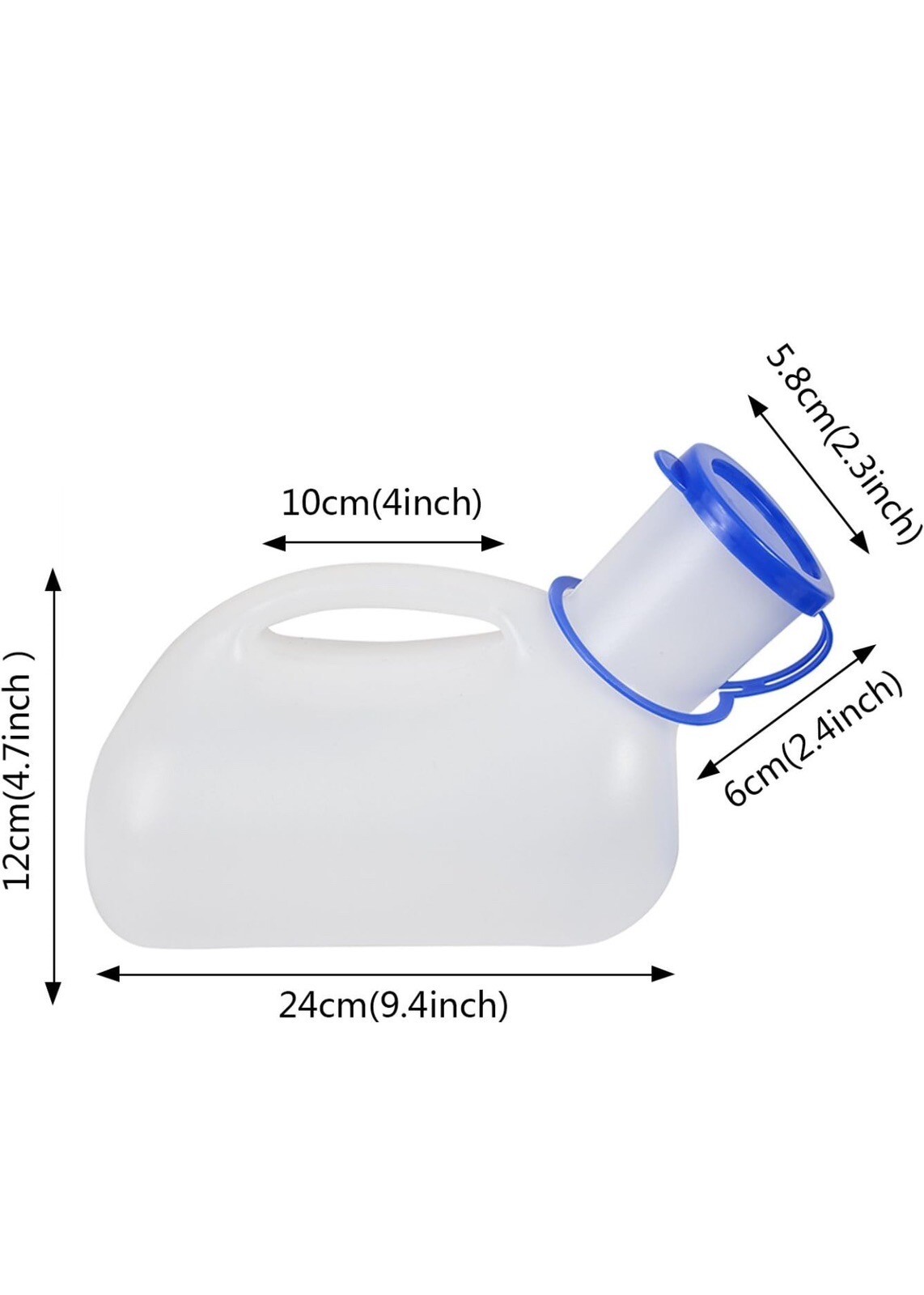 AWOKEN Unisex Urinal, Portable Toilet Urinal for Men and Women, 2pcs