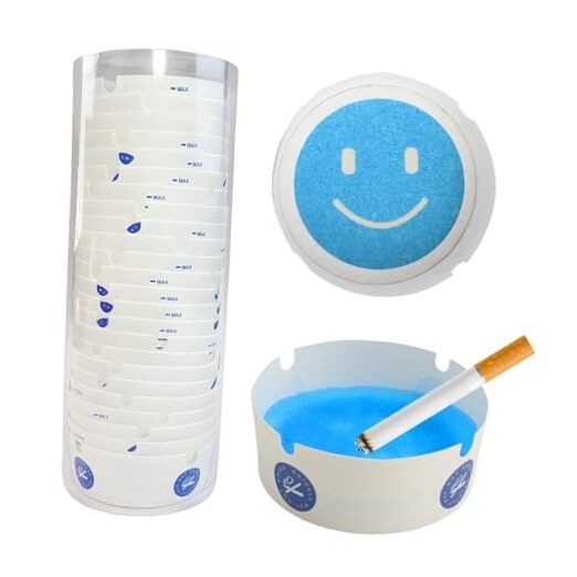 25PCS Portable Disposable Ashtrays for Cigarettes,Car Ashtray Sand Base with