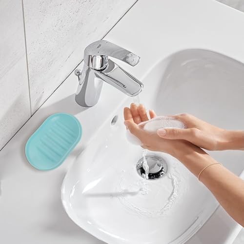 4Pcs Bar Soap Holder, IEMIEBSHA Leakproof Portable Travel Soap Dish Case with