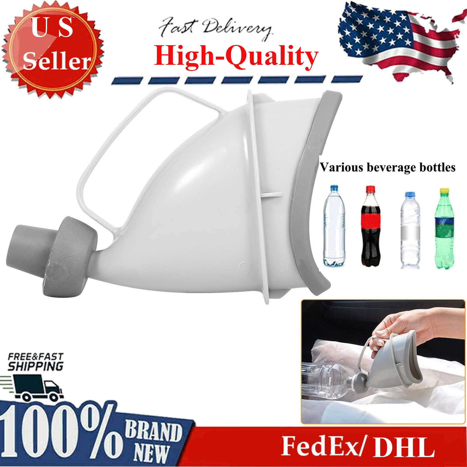 Unisex Urinal Urination Device Travel Emergency Toilet Potty Pee for Male Female