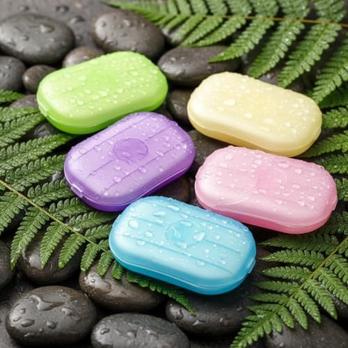 Disposable Soap Sheets Paper 5 Boxes Hand Cleaner Fragrance Mini Soap Paper