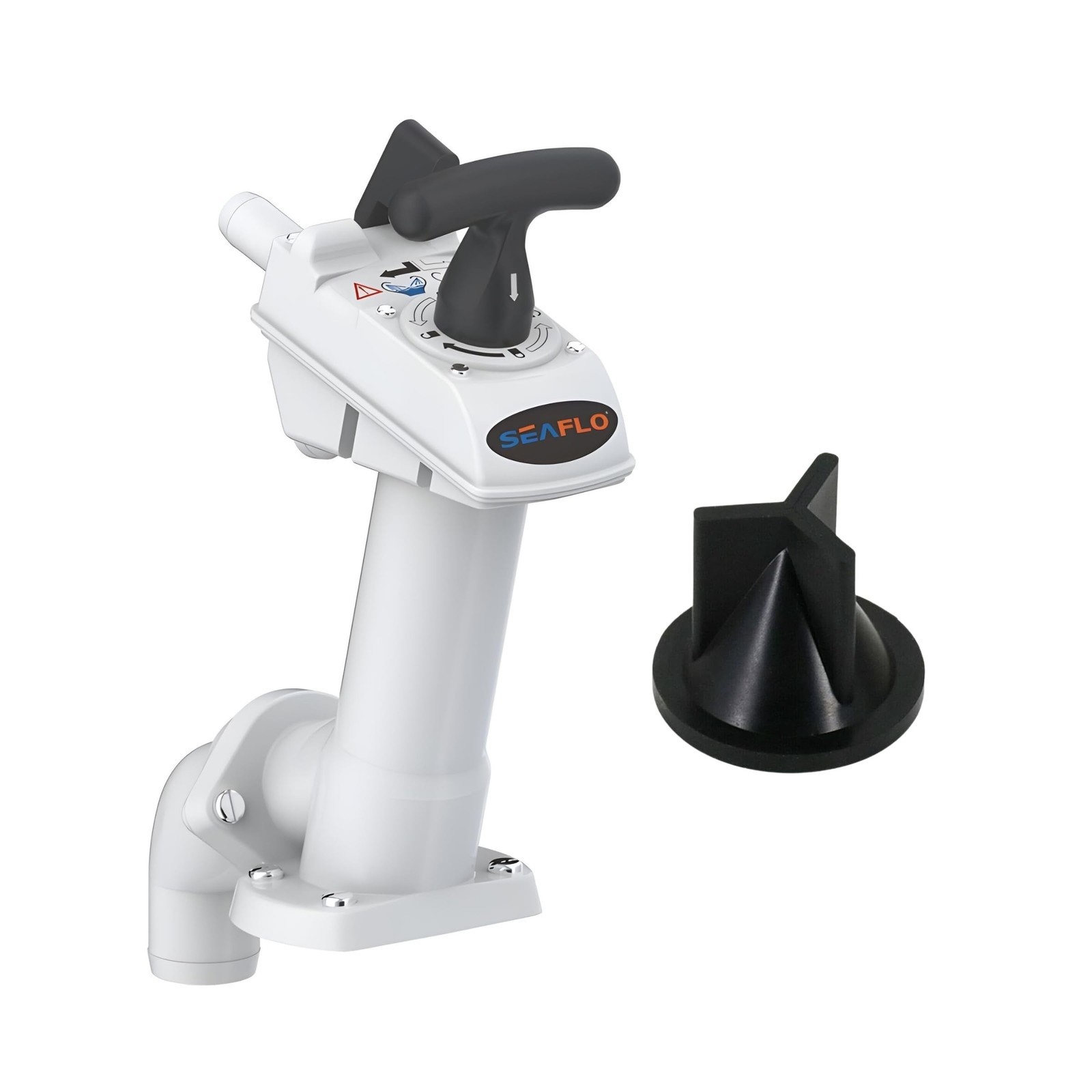 SEAFLO Manual Toilet Pump Flush Handle Kit – Compatible with SEAFLO and JABSC…