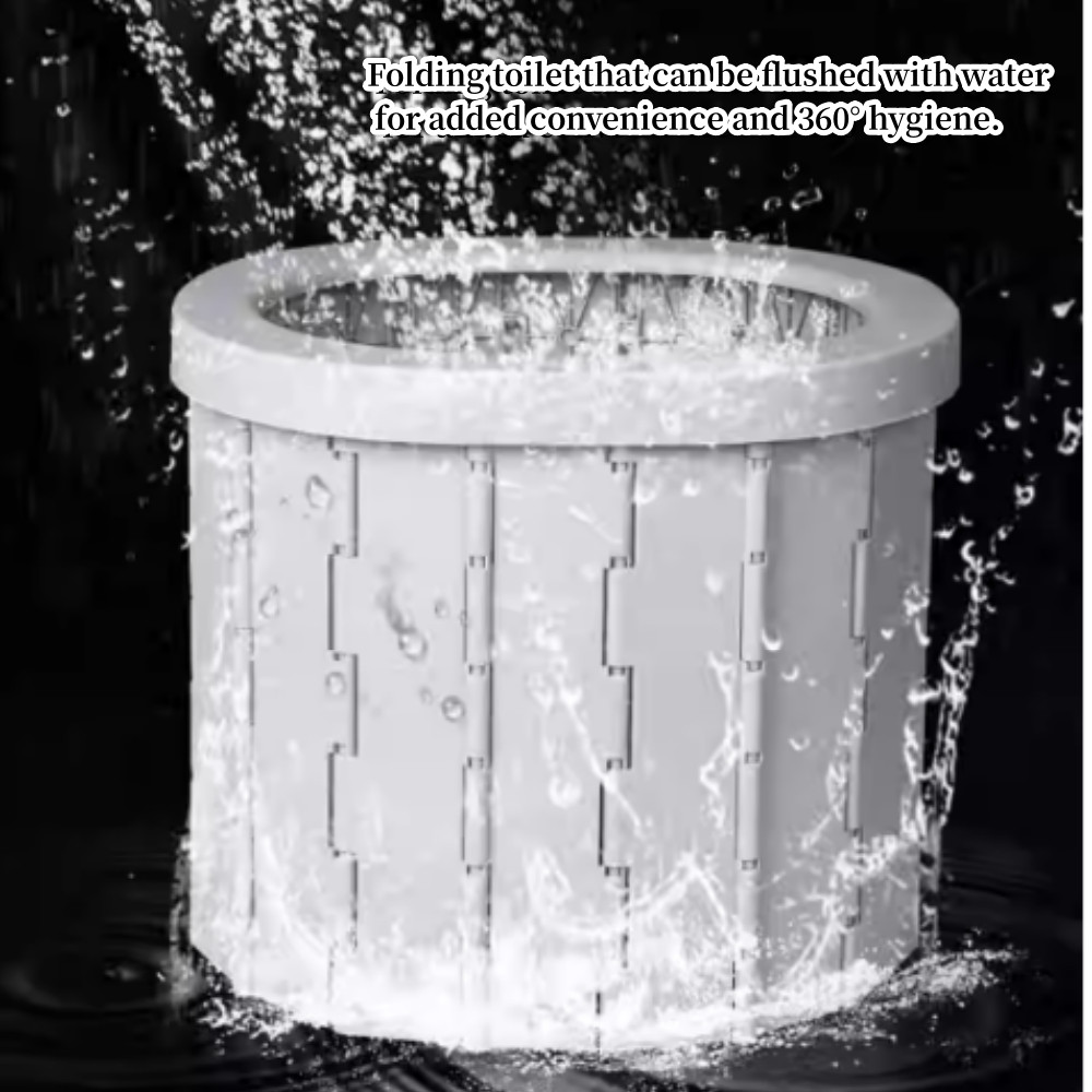 Folding Portable Outdoor Emergency Toilet for Camping Car Travel Porta Potty