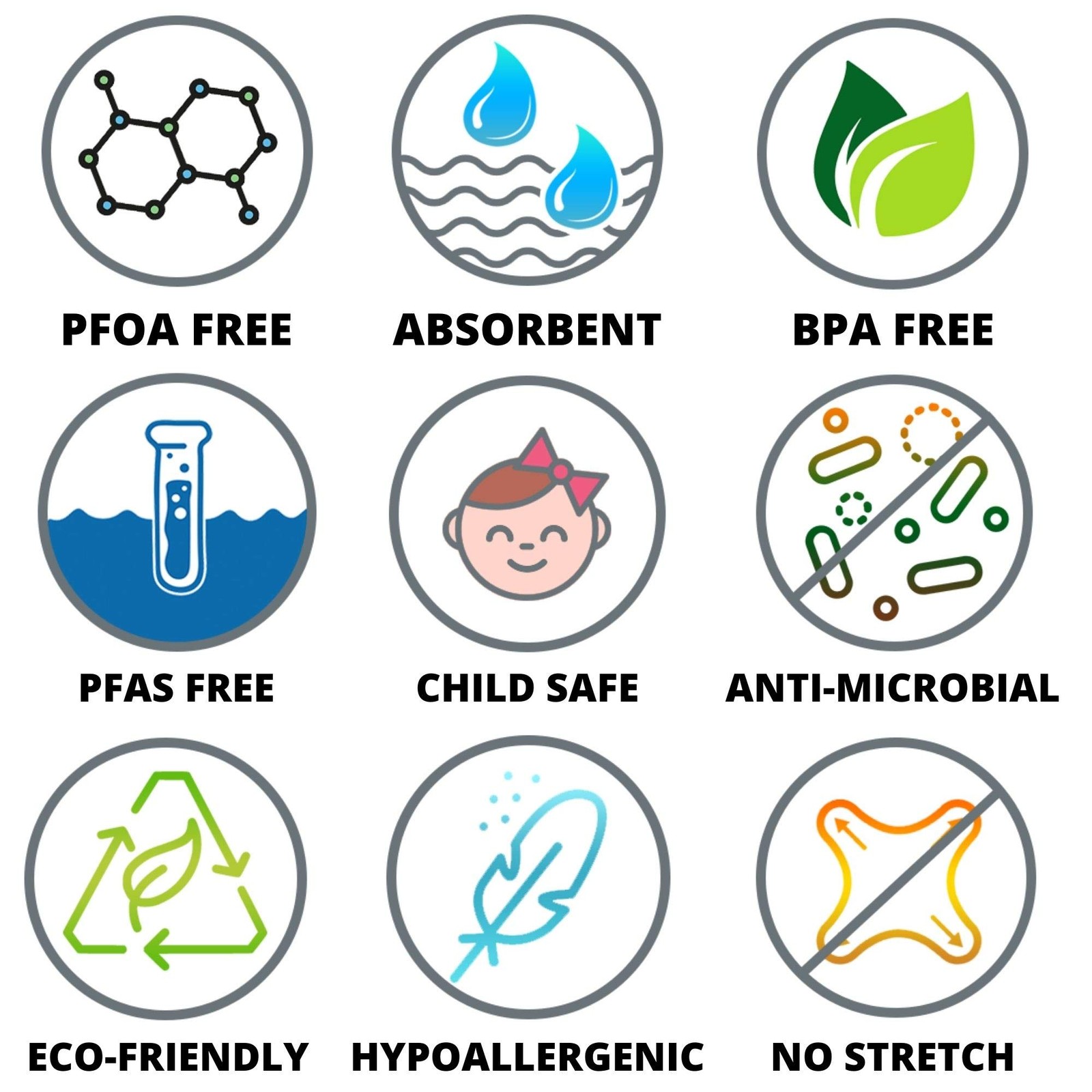 Reusable Pee Cloth for Women – Silver Infused Wipes for Outdoor Use,