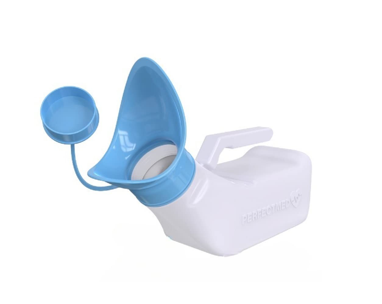 Portable Female Urinal 32 oz – Spill Proof Pee Funnel & Bed Pan for Travel