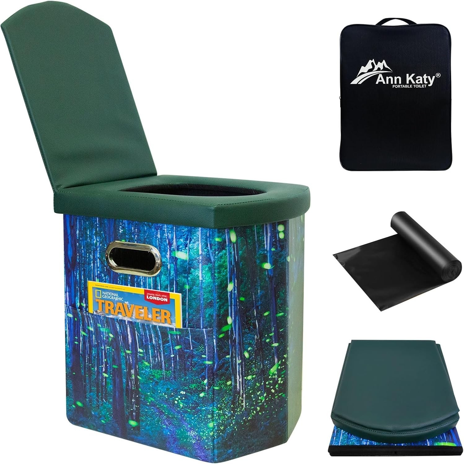 Tall Portable Toilet for Adults Lightweight 2.33 Kg Ideal for Outdoor Activities