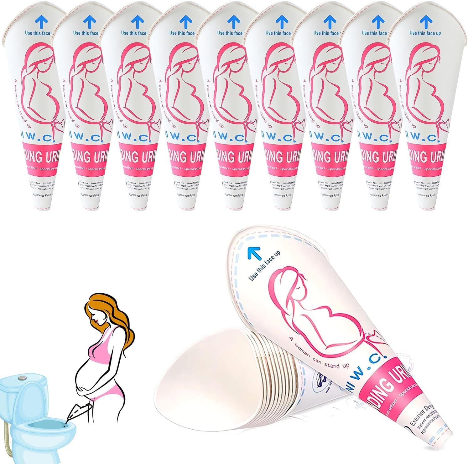 30PCS Portable Female Urination Devices for Travel & Outdoor Use