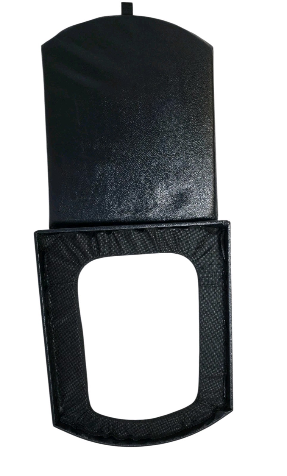 SCKEE ‎‎ZDHWMT-01 16.5” XL Portable Tall Camping Toilet+Lid+Carry Bag Black OB