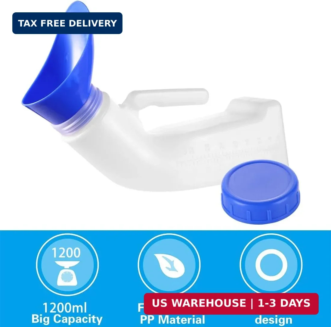 Urinals for Men Women Unisex Urinal Bottle Spill Proof Portable Pee Bottles Fema