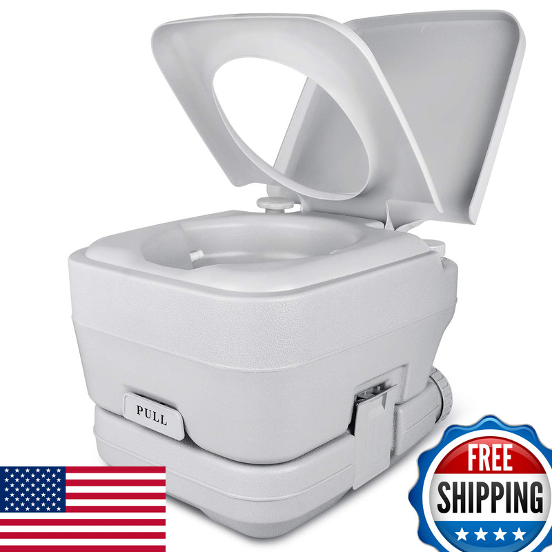 Yitahome Portable Travel Toilet Rv Potty 2.6 Gallon Detachable Tank Double