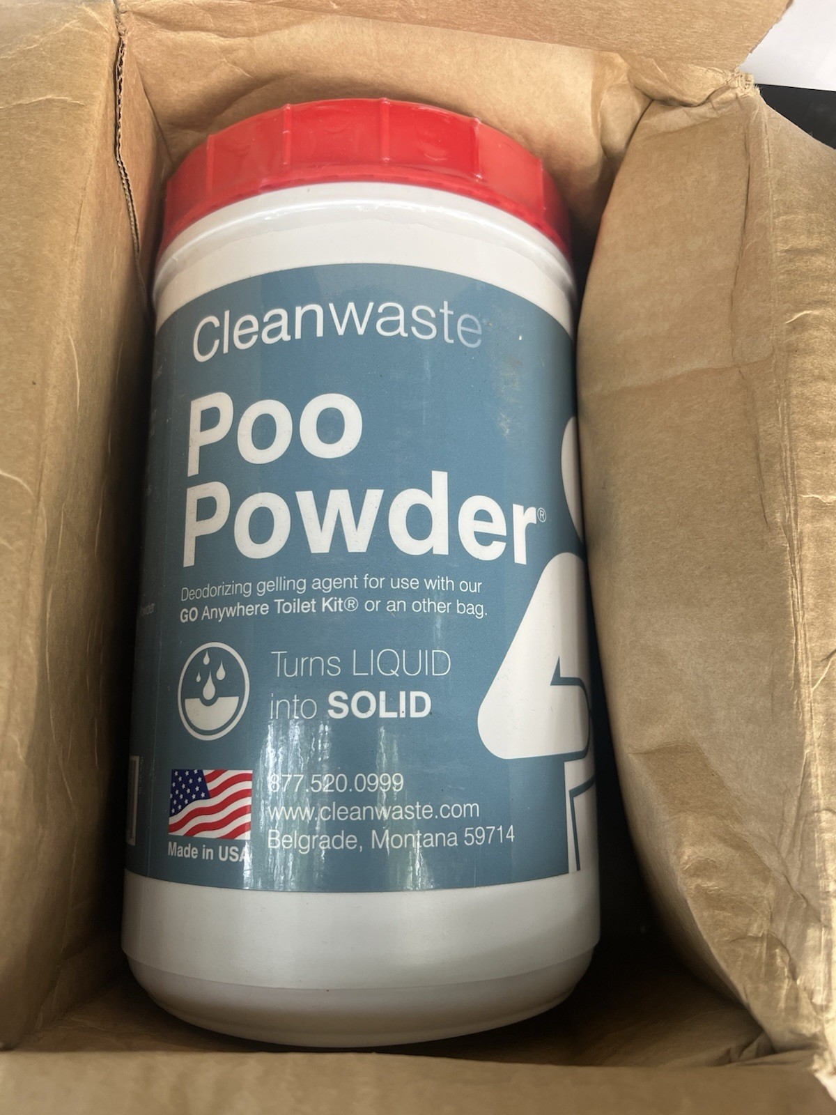 Large Bulk Poo Powder Waste Treatment – 120 Scoops