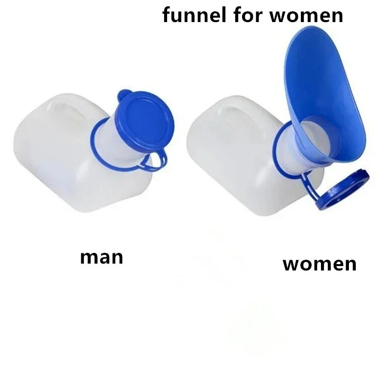 Portable Plastic Mobile Urinal Toilet Aid Bottle Outdoor Camping Travel reuseKit