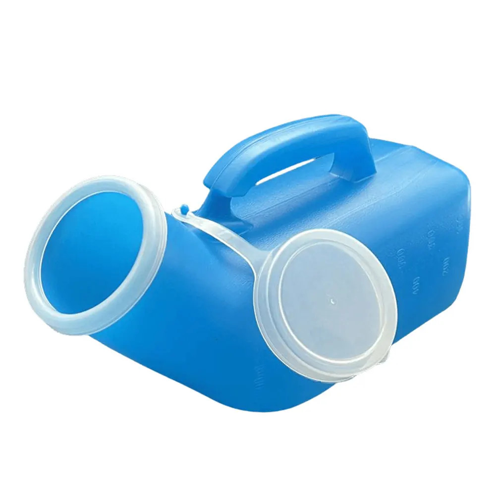 1200Ml Urinals for Men Spill Proof Pee Container Plastic Portable Urinal with Li