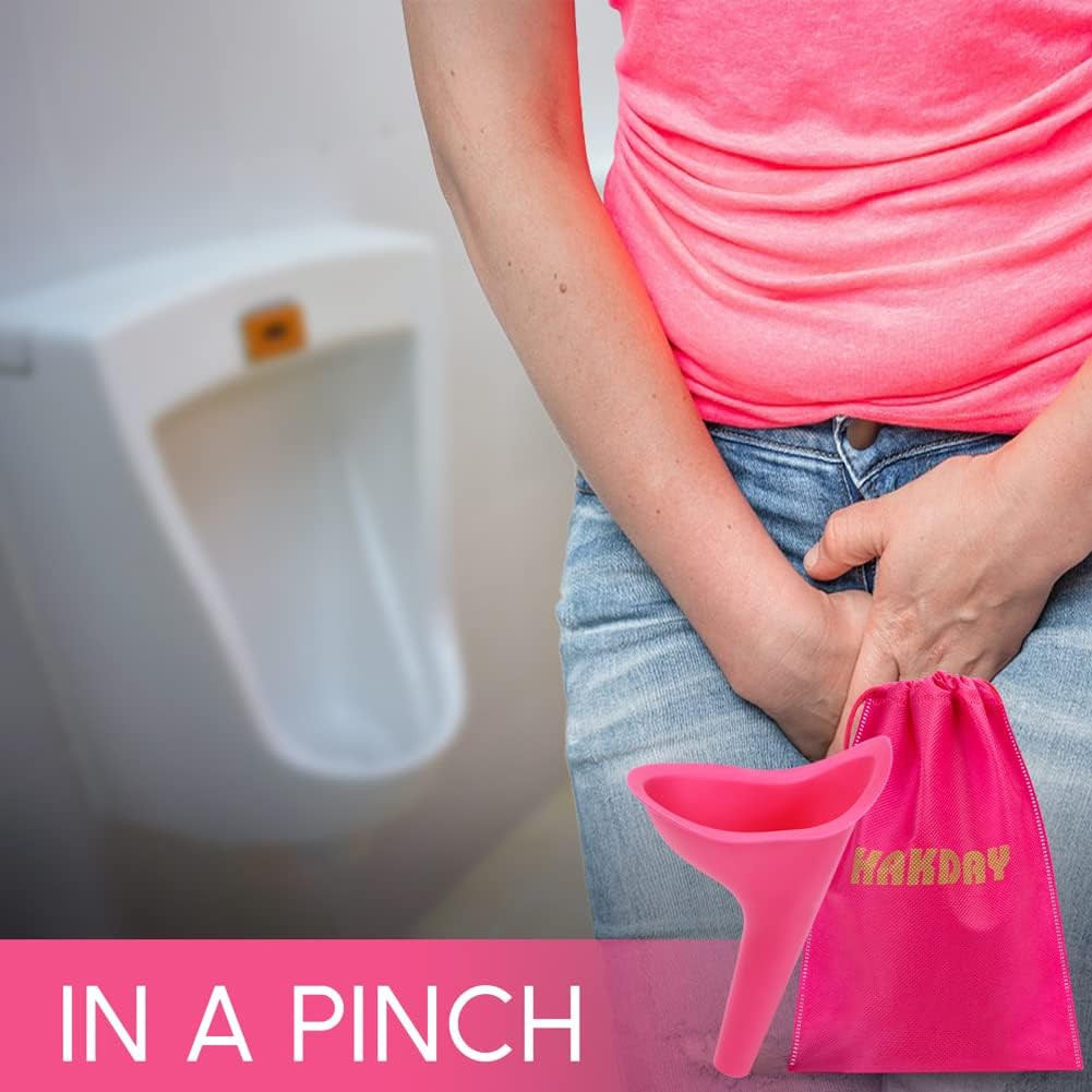 Female Urinal for Women, 4PCS Portable Urination Device Pee Funnel for Travel Ca
