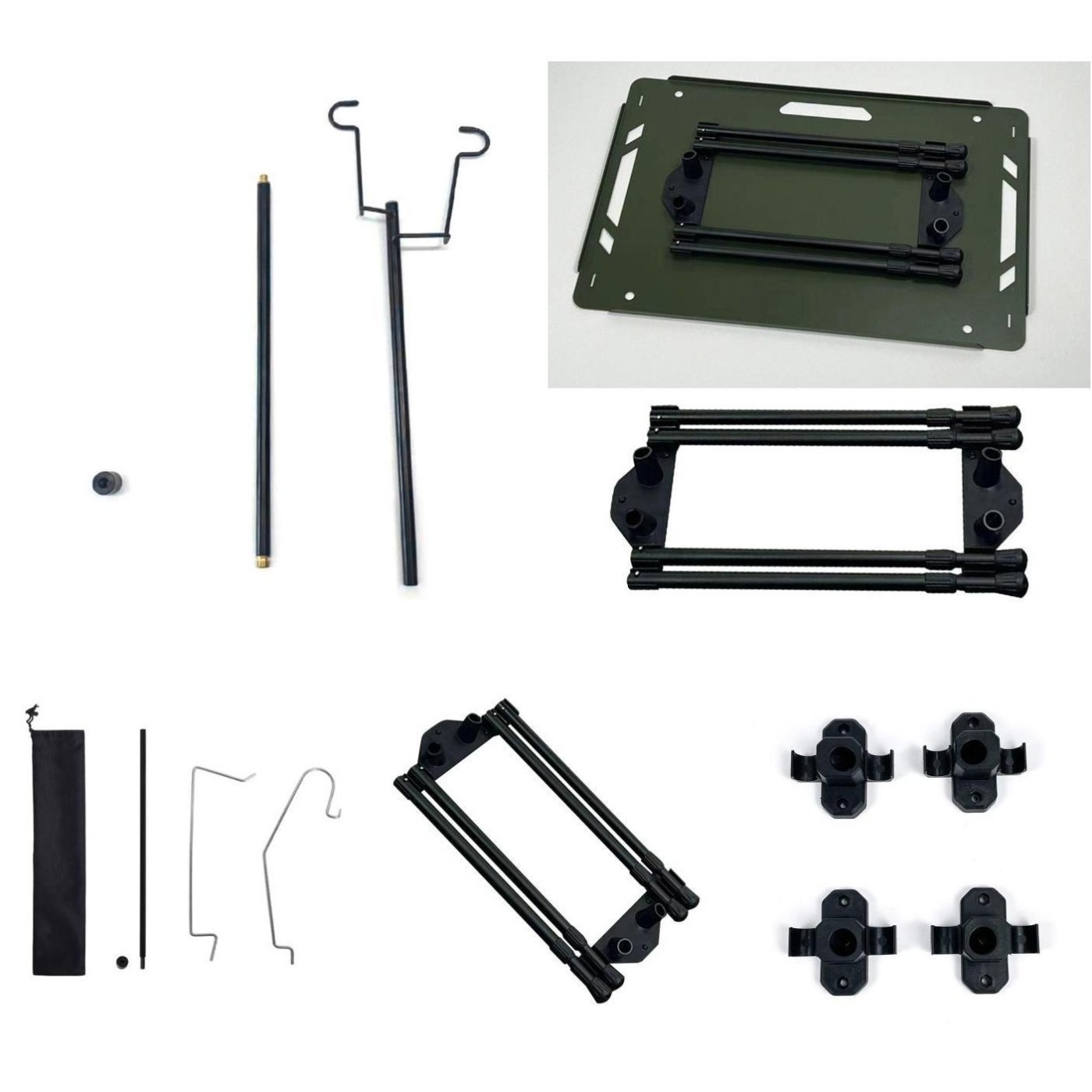Aluminum Camping Table Links Camping Equipment Inside Diameter 1.5cm Spare Parts