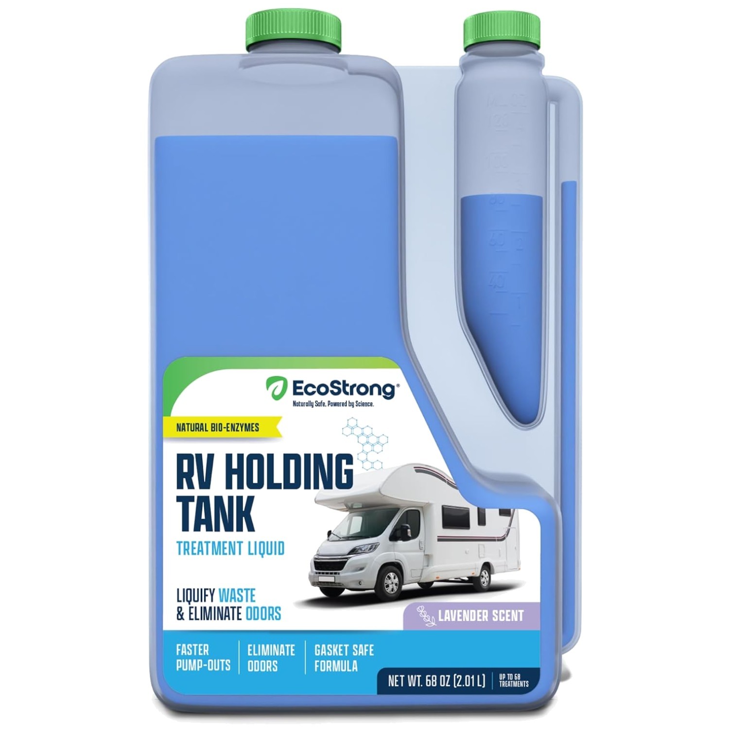 RV Toilet Treatment Liquid | 68 Treatments | Lavender Scent
