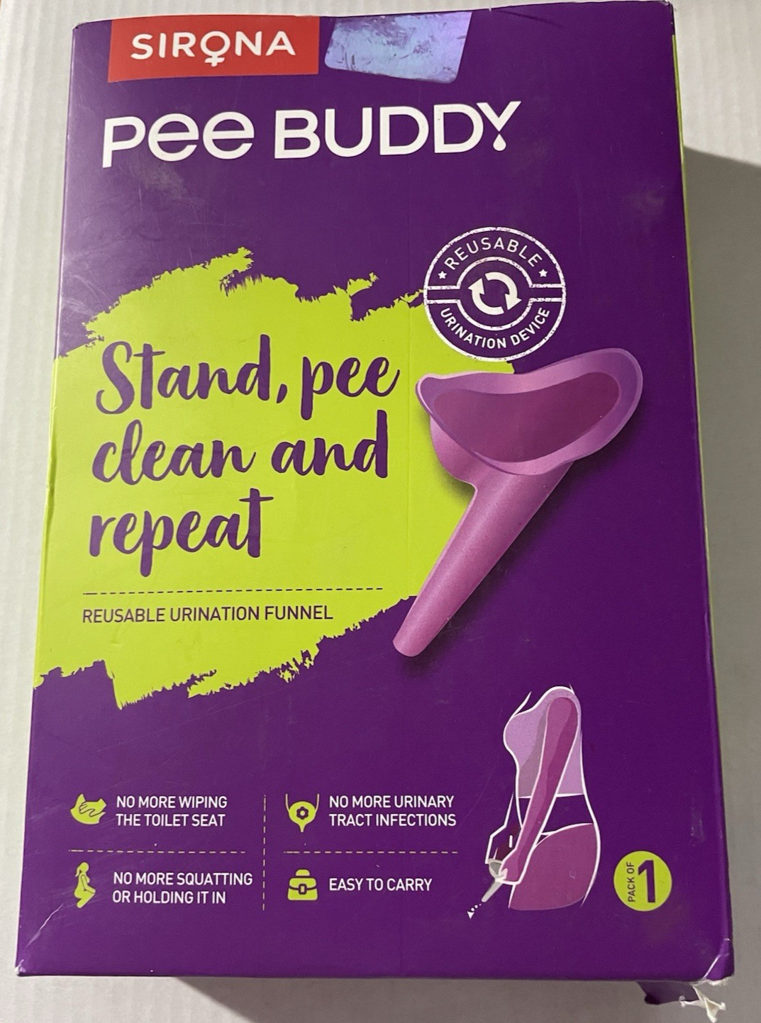 PEE BUDDY Reusable Portable Stand and Pee Urination Device for Women