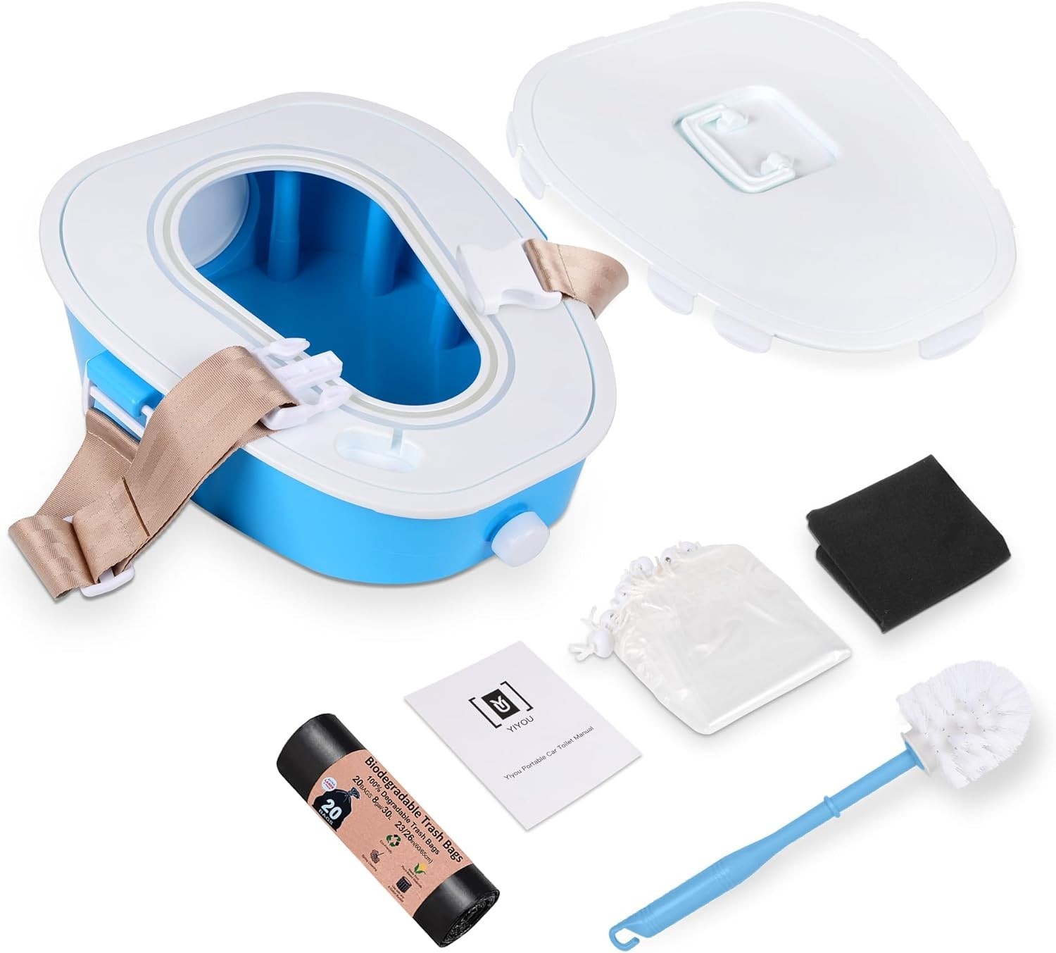 Compact Portable Car Toilet for Camping & Travel – Effortless Hygiene Anywhere