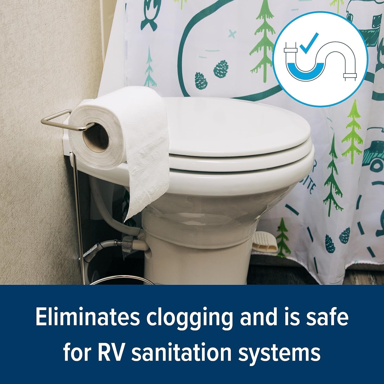 Camper/Rv Toilet Paper | Sewer-Safe, Septic-Safe & Biodegradable | Design