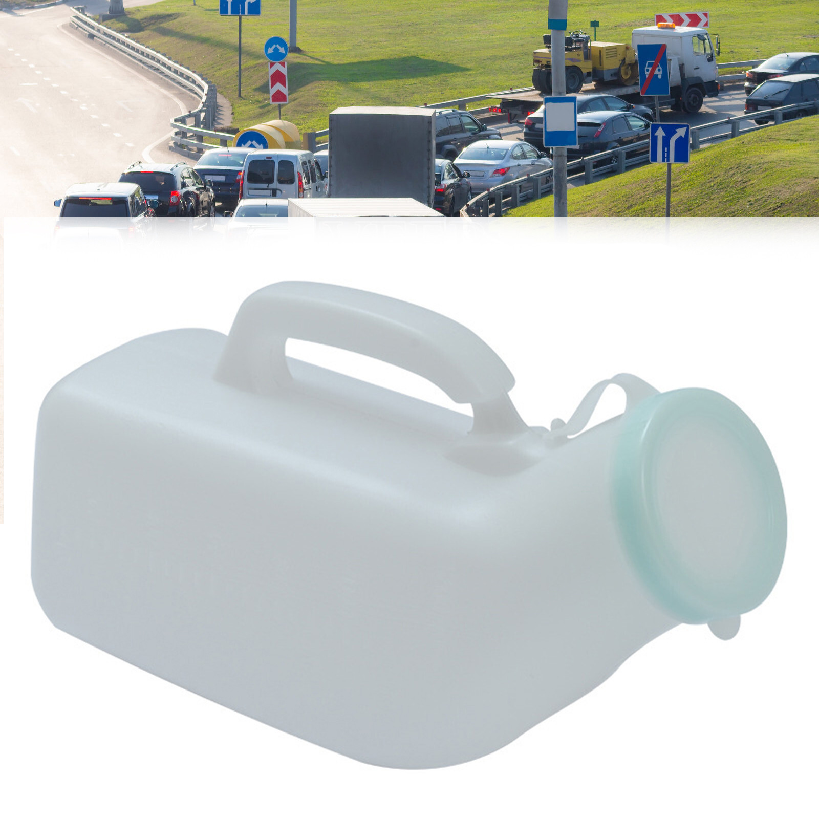 Travel Urinal For Men Spill Proof Men’s Potty Portable Urinal Pee Bottle 1200ML