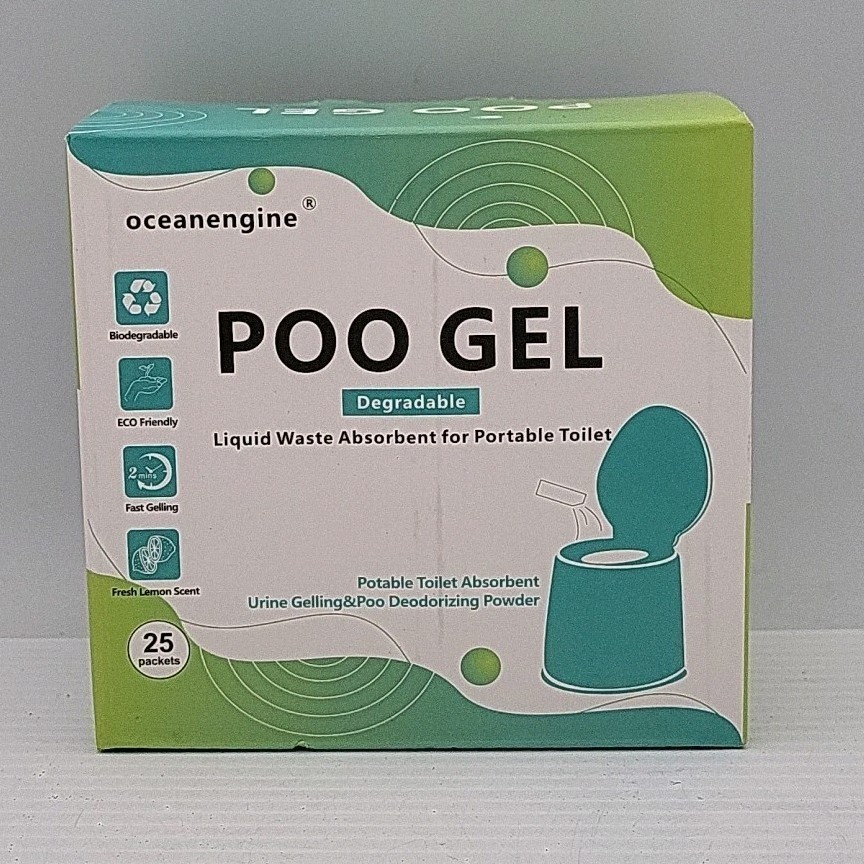 NIB Oceanengine Poo Gel packets for Portable Toilets