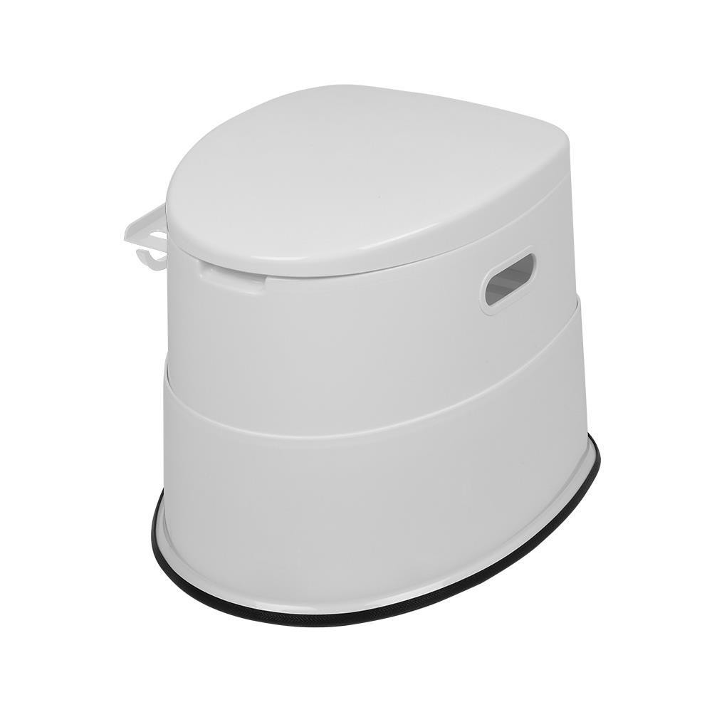 5L Toilet Camping Hygiene Outdoor Indoor Travel Vehicle Potty Commode White
