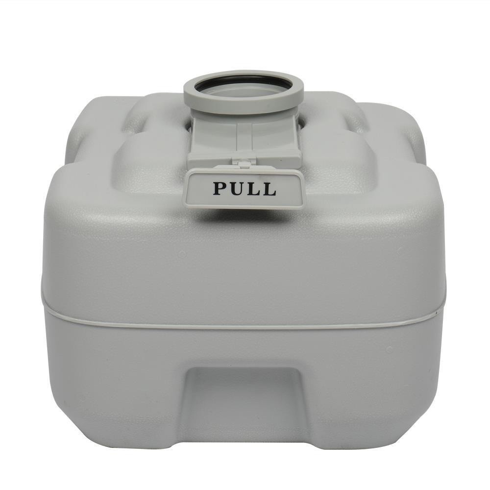 Portable Toilet Flush Travel Camping Commode Potty Outdoor/Indoor 5 Gallon 20 L