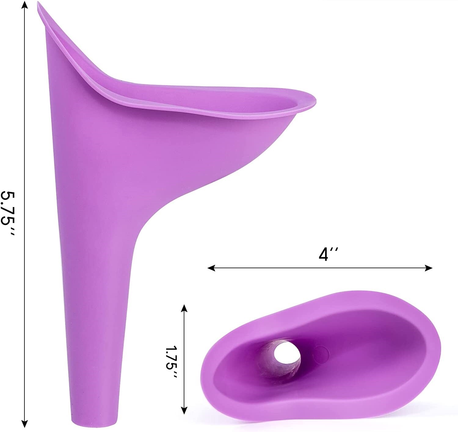 6PCS Portable Female Woman Ladies She Urinal Urine Wee Funnel Camping Travel Loo