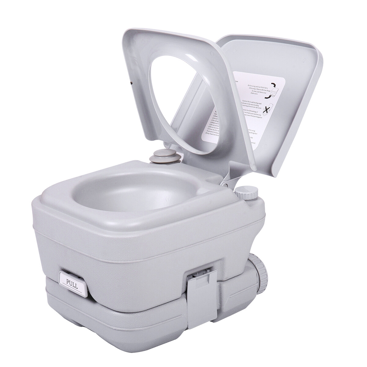 PENNYNANA 2.6 Gallon Portable Camping Toilet Travel Vehicle Boat Toilet Potty