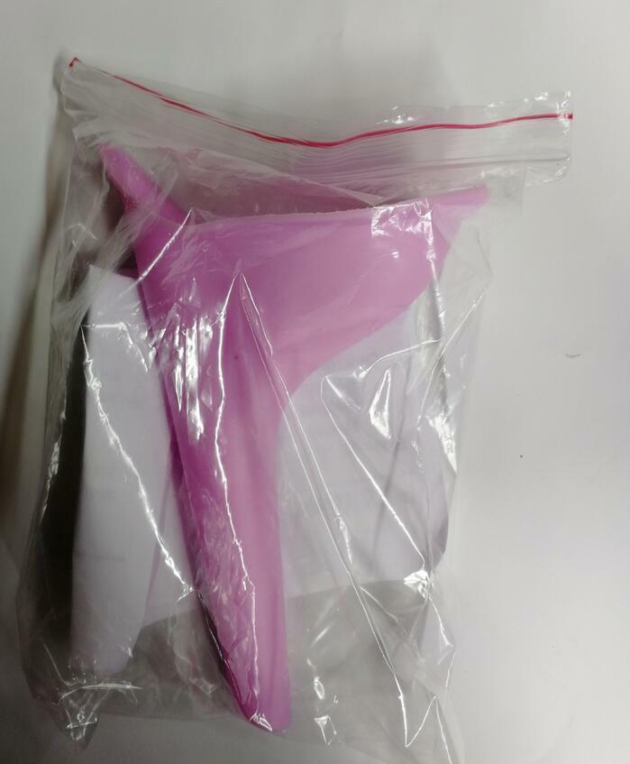Women Urination Device Reusable Silicone Funnel Travel Camping Standing to Pee