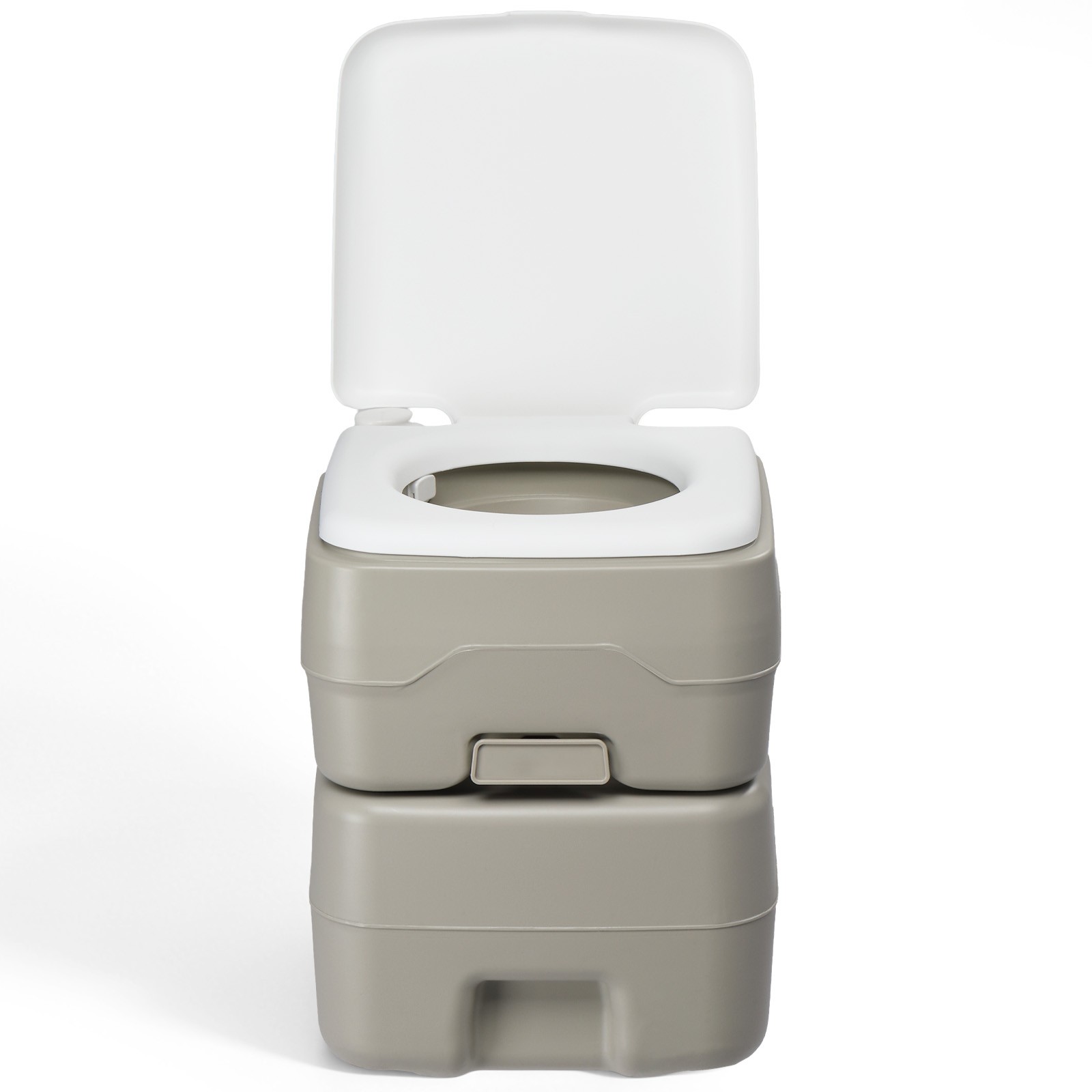 Portable Toilet 20L 5 Gallon Flush Travel Camping Outdoor/Indoor Car SUV Gray