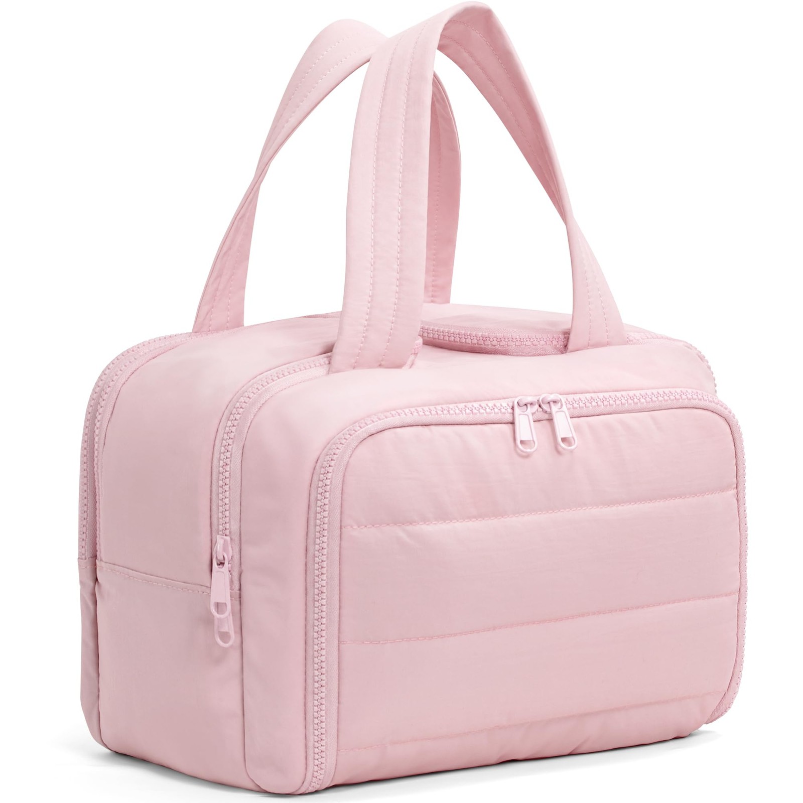 todbown Travel Toiletry Bag: ​​ Large Capacity, 4 X-Large, Soft Pink