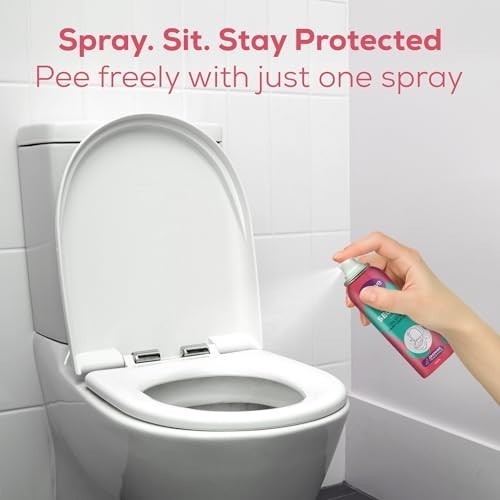 Evereve Pee Secure Toilet Seat Sanitizer Spray Jasmine Lemon Pack of 2 x 100ml